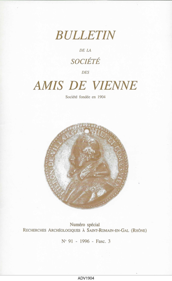 Bulletin des Amis de Vienne 1996, fascicule 3