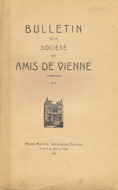 Bulletin des Amis de Vienne n° 8 de 1912