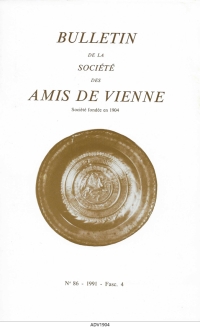 Bulletin des Amis de Vienne 1991, fascicule 4