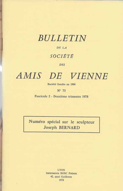 Bulletin des Amis de Vienne 1978, fascicule 2