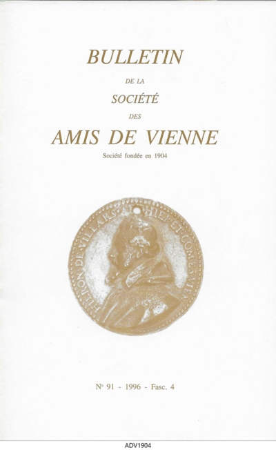 Bulletin des Amis de Vienne 1996, fascicule 4