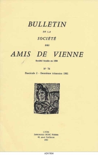Bulletin des Amis de Vienne 1981, fascicule 2