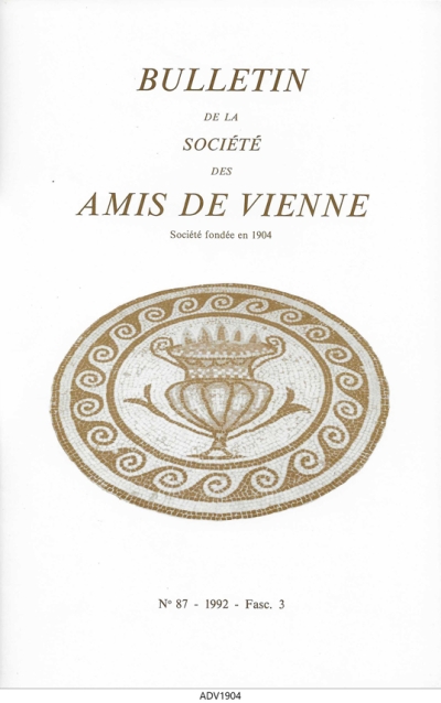 Bulletin des Amis de Vienne 1992, fascicule 3