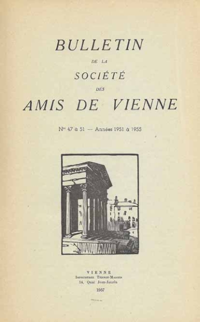Bulletin des Amis de Vienne n° 47 à 51 de 1951 à 1955