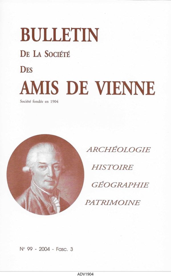 Bulletin des Amis de Vienne 2004, fascicule 3