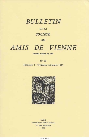 Bulletin des Amis de Vienne 1983, fascicule 3