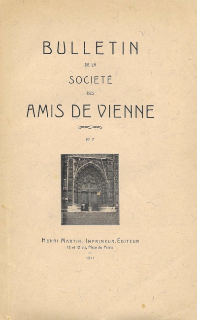 Bulletin des Amis de Vienne n° 7 de 1911