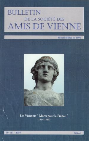 Bulletin des amis de Vienne 2016 Fascicule 2