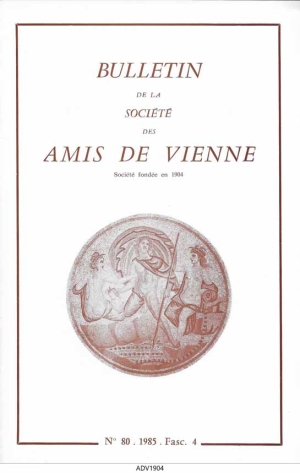 Bulletin des Amis de Vienne 1985, fascicule 4