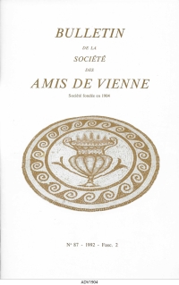 Bulletin des Amis de Vienne 1992, fascicule 2