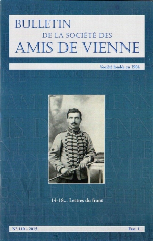 Bulletin des amis de Vienne 2015 Fascicule 1