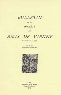 Bulletin des Amis de Vienne 1975, fascicule 2