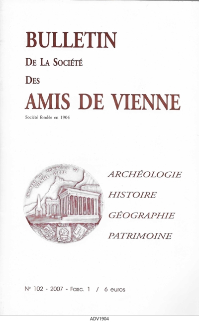 Bulletin des Amis de Vienne 2007, fascicule 1