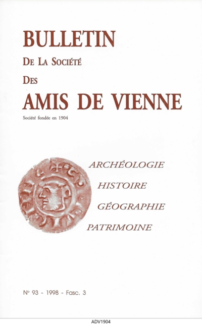 Bulletin des Amis de Vienne 1998, fascicule 3