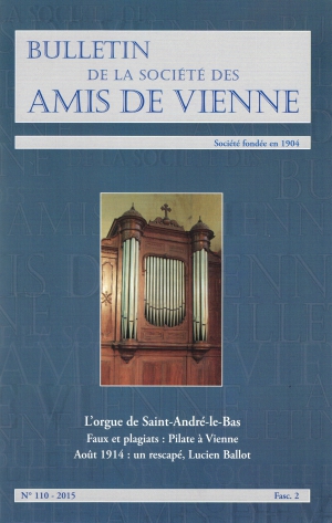 Bulletin des amis de Vienne 2015 Fascicule 2