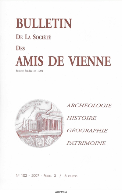 Bulletin des Amis de Vienne 2007, fascicule 3