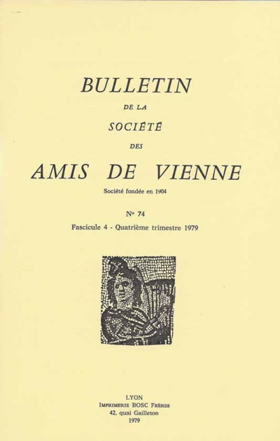 Bulletin des Amis de Vienne 1979, fascicule 4