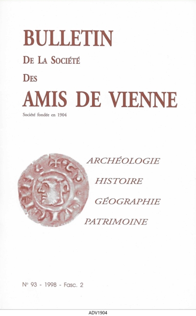 Bulletin des Amis de Vienne 1998, fascicule 2