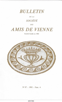 Bulletin des Amis de Vienne 1992, fascicule 4