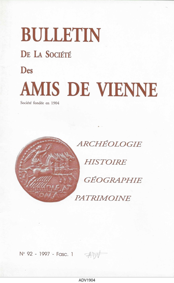 Bulletin des Amis de Vienne 1997, fascicule 1