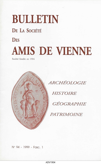 Bulletin des Amis de Vienne 1999, fascicule 1